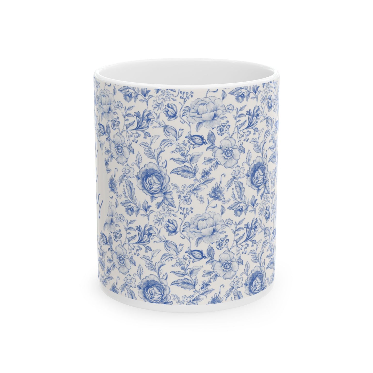 Just Give Me Jesus Floral Ceramic Mug 11oz
