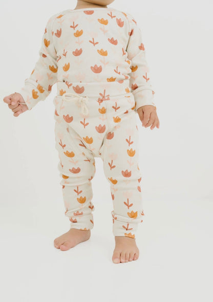 Boho Flower Kid's Two Piece Lounge Set