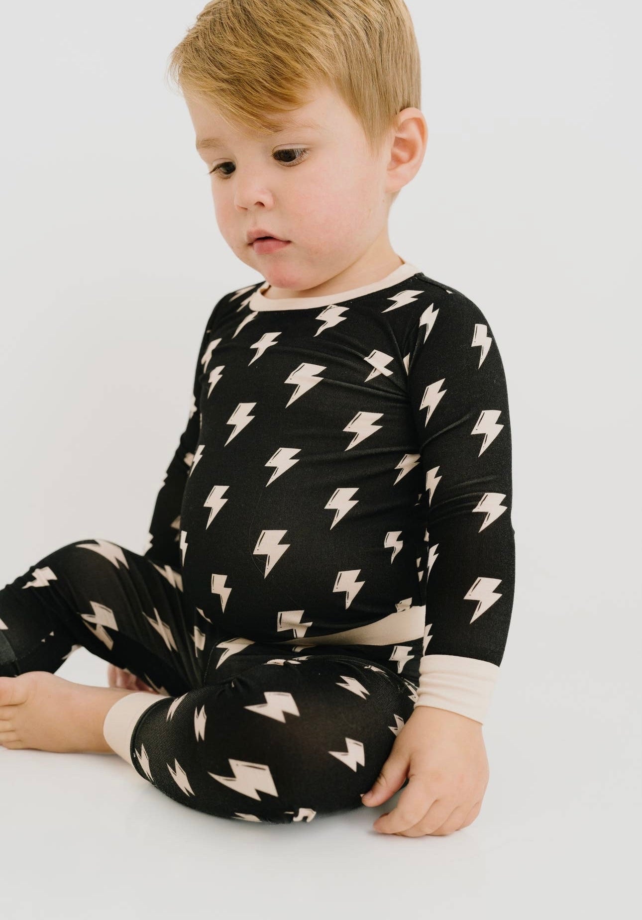 Lightening Bolt Bamboo Two Piece PJ Set