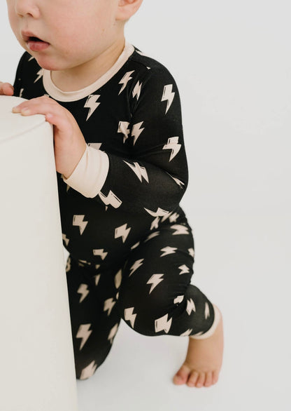 Lightening Bolt Bamboo Two Piece PJ Set