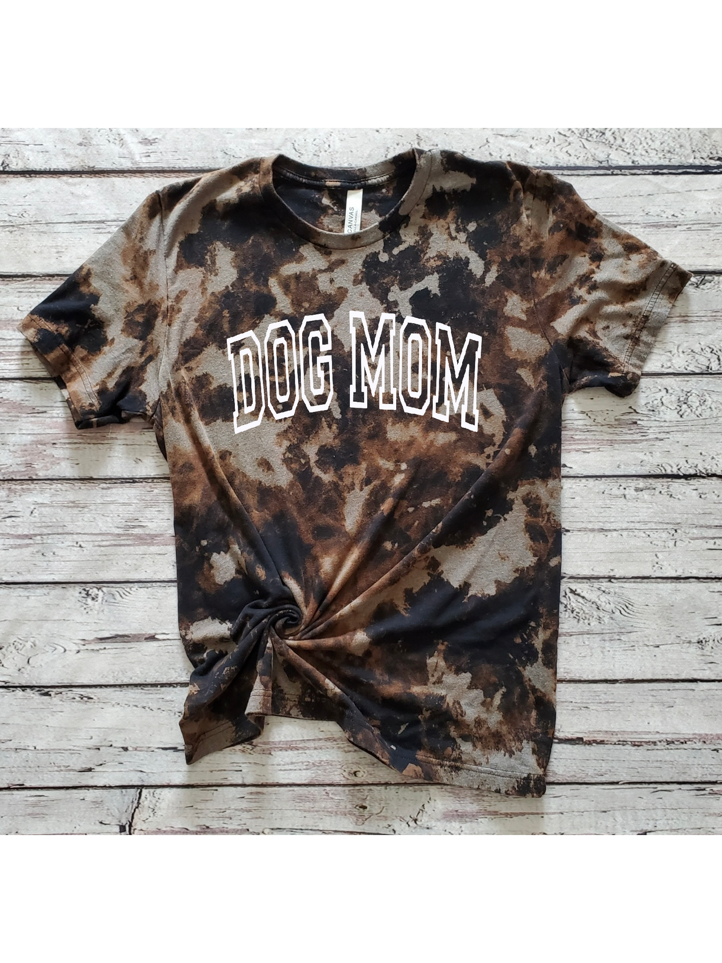 Dog Mom Reverse Dye Tee